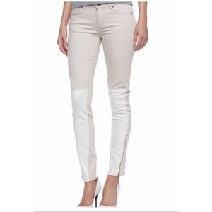 Paige Serenity Ankle Zip Skinny Jeans Size 30